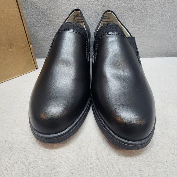 Cliffs by White Mountain Womens Hunton Black Loafers 8 Wide - Picture 3 of 7